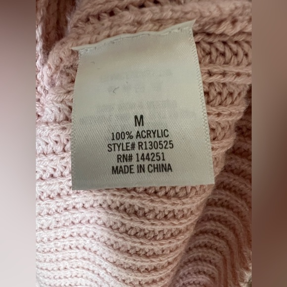 Harper Heritage Pullover Sweater - Soft Rose Pink - Ties in back - Size M - NWT - Picture 3 of 6